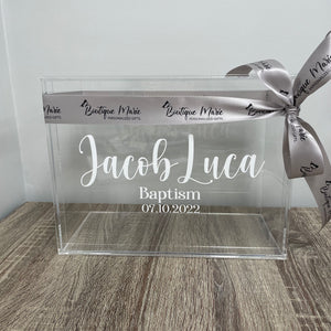 Acrylic keepsake box