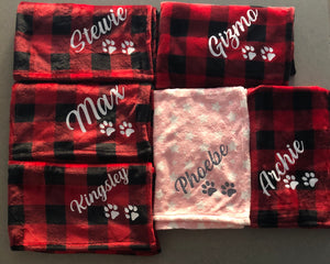 Personalized Pet blankets