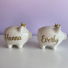Load image into Gallery viewer, Personalized Ceramic Piggy Banks
